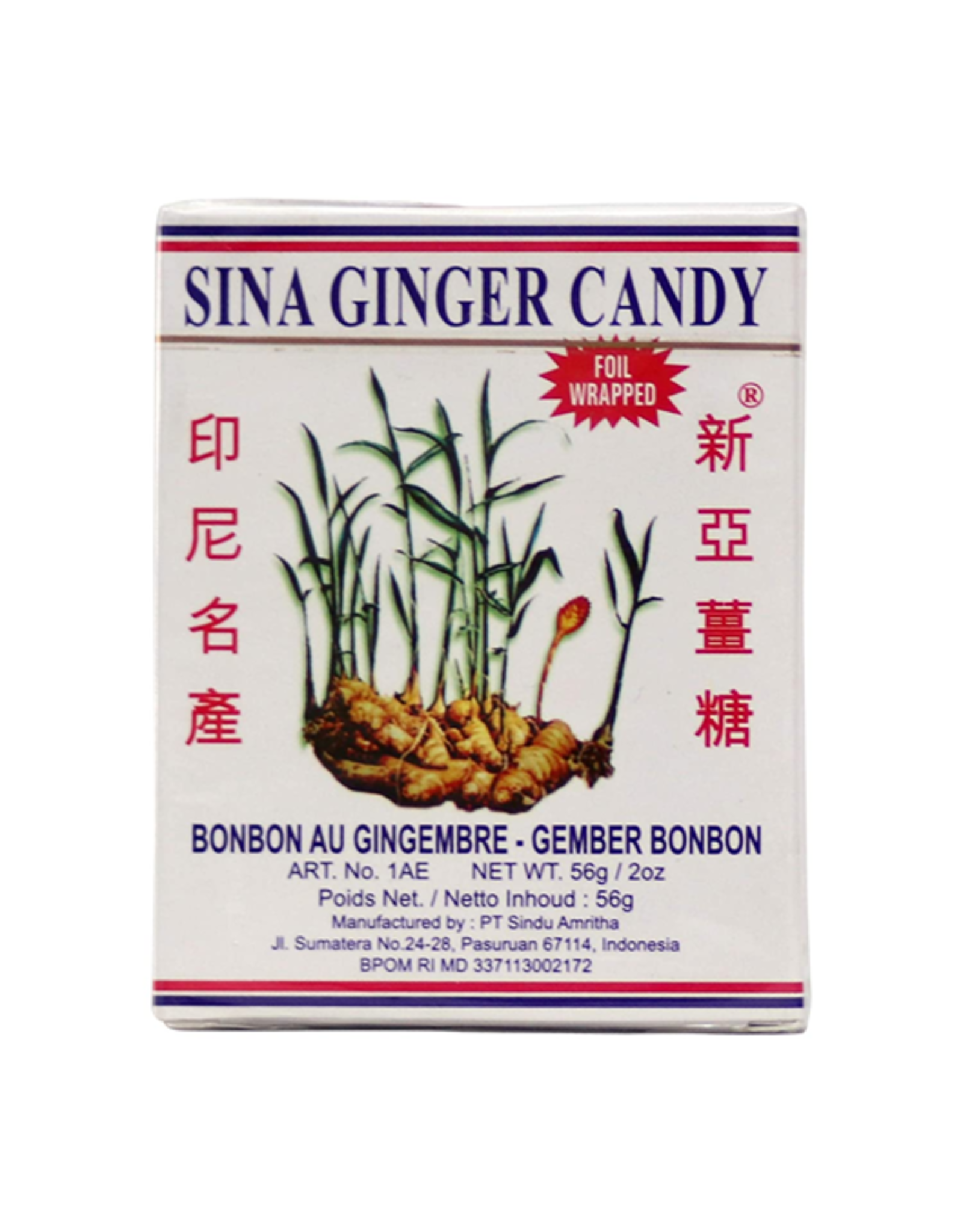 Sina Ting Ting Jahe Ginger Candy