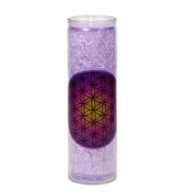 Yogi & Yogini Chakra Candle | Flower of Life