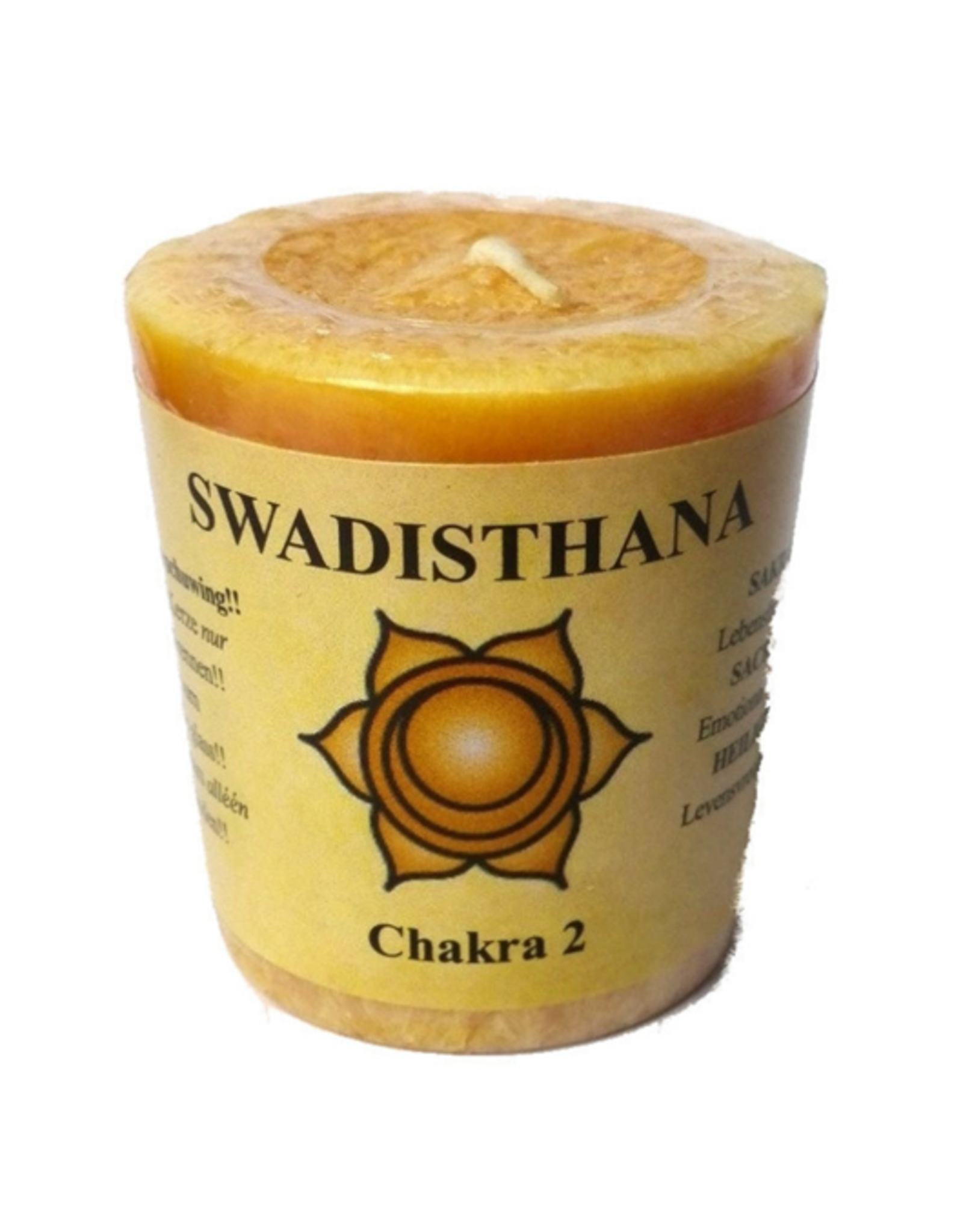 Yogi & Yogini Chakra Candle 2 Swadhisthana