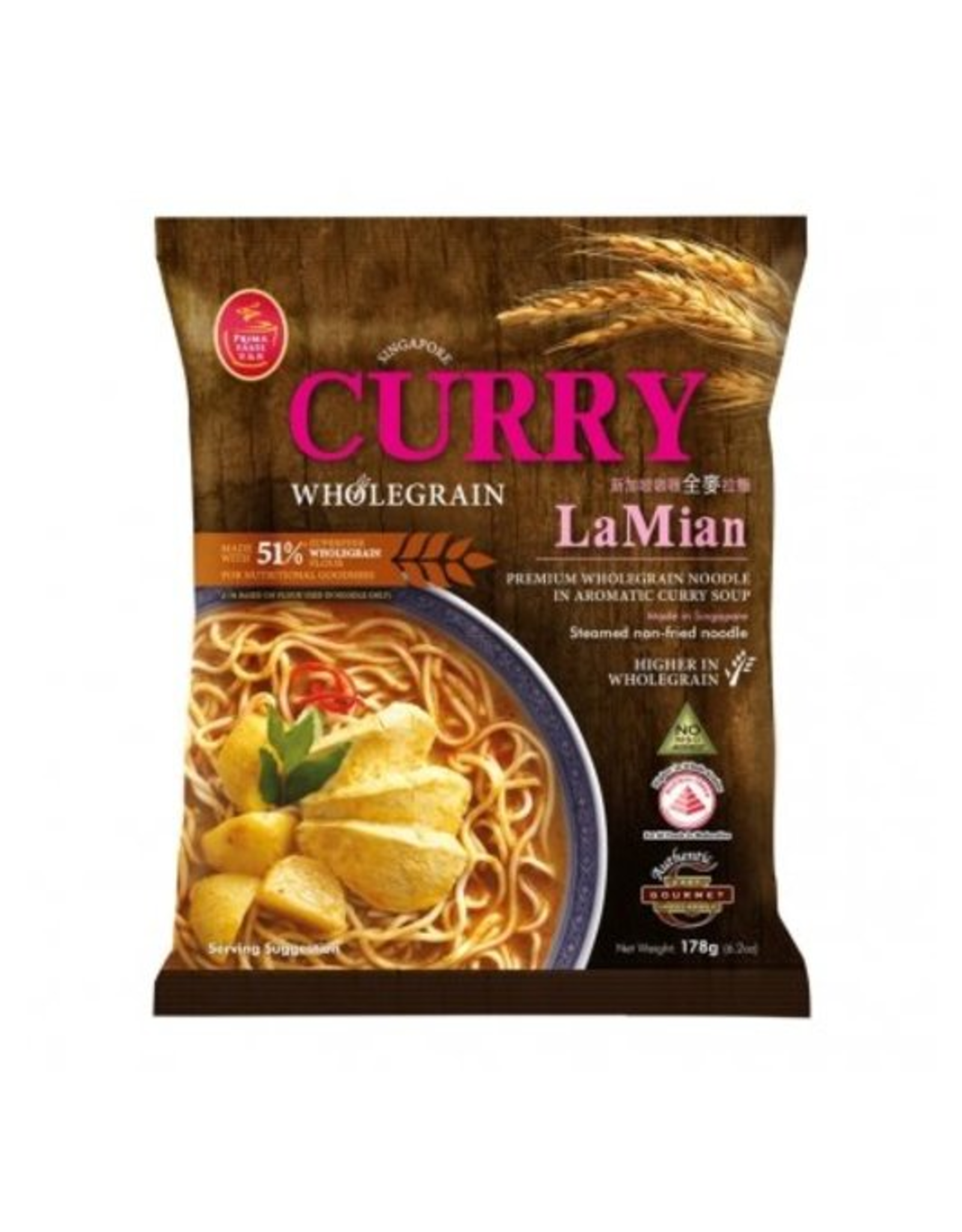 Prima Taste Singapore Curry La Mian Wholegrain