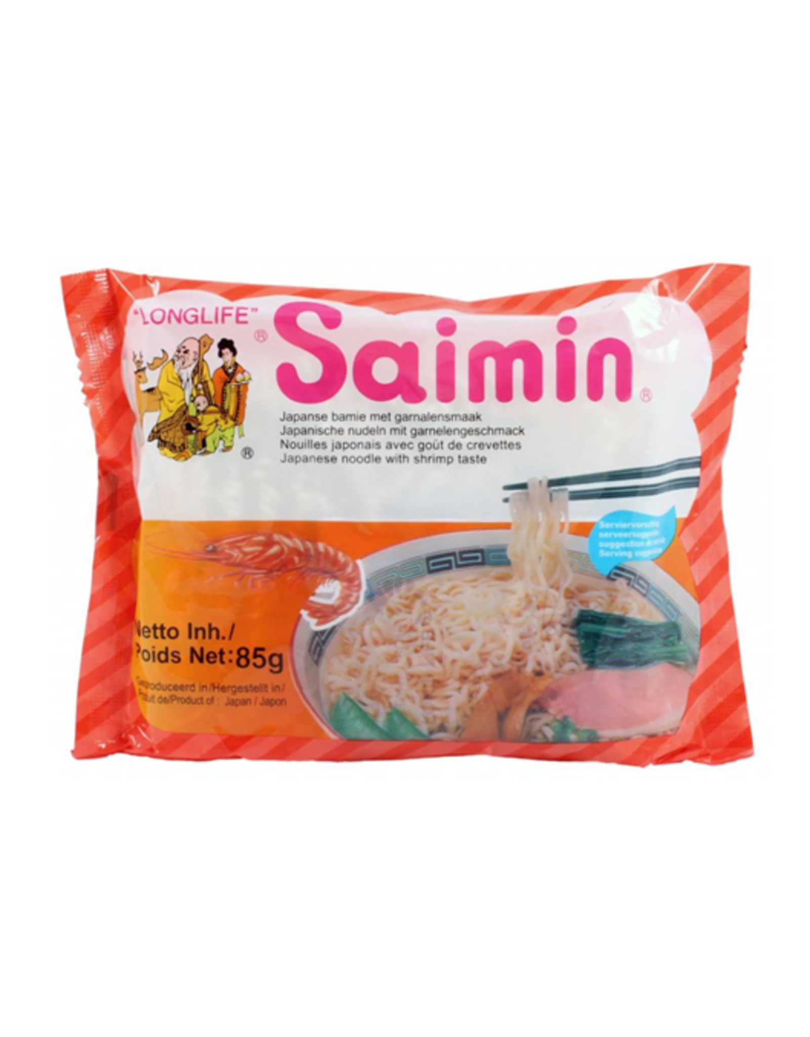 Saimin Bamisoep Shrimp