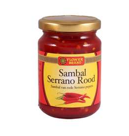 Flower Brand Sambal Serrano Rood