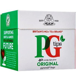 PG Tips Organic Black Tea 80 Pyramid Bags