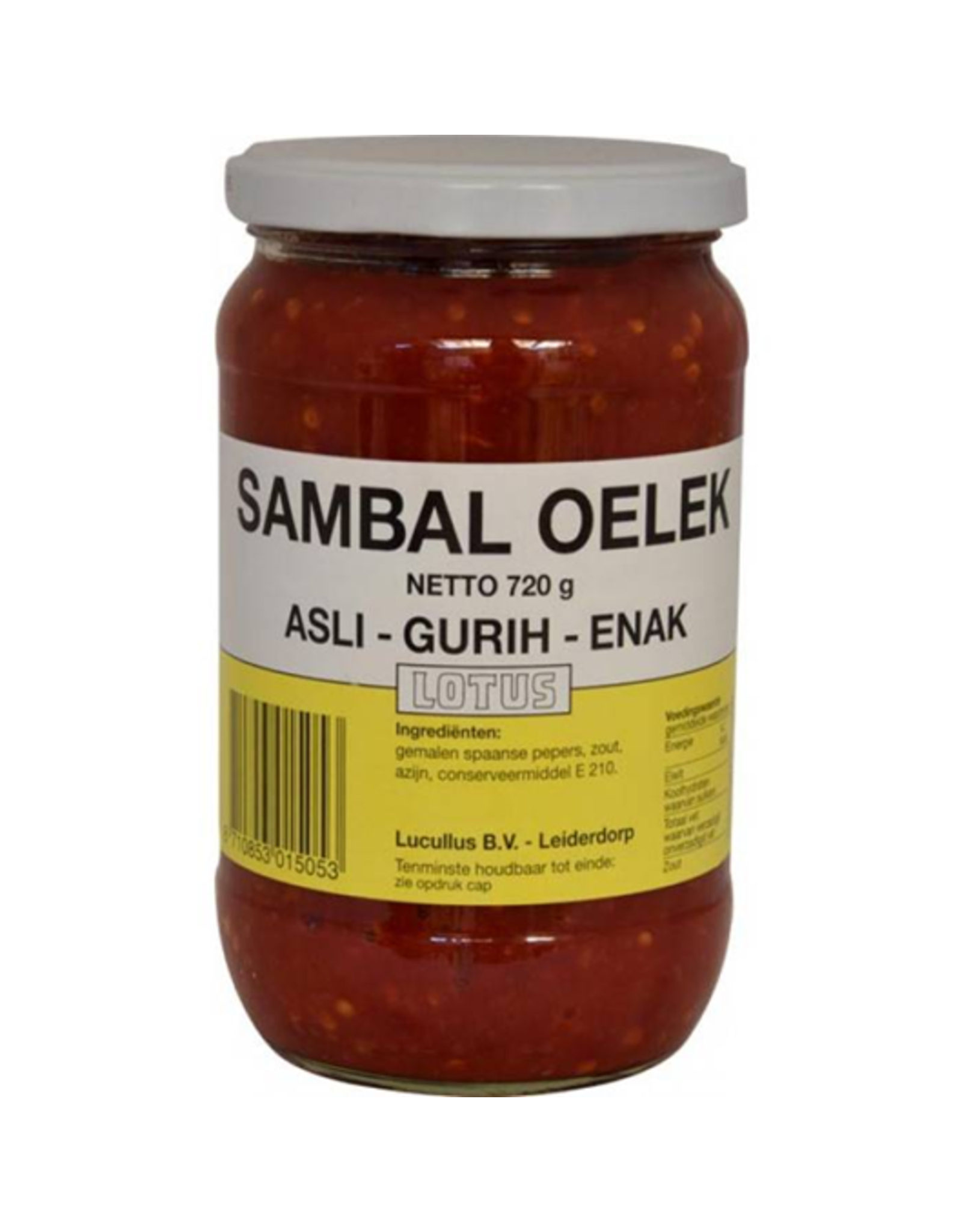 Lotus Sambal Asli Oelek