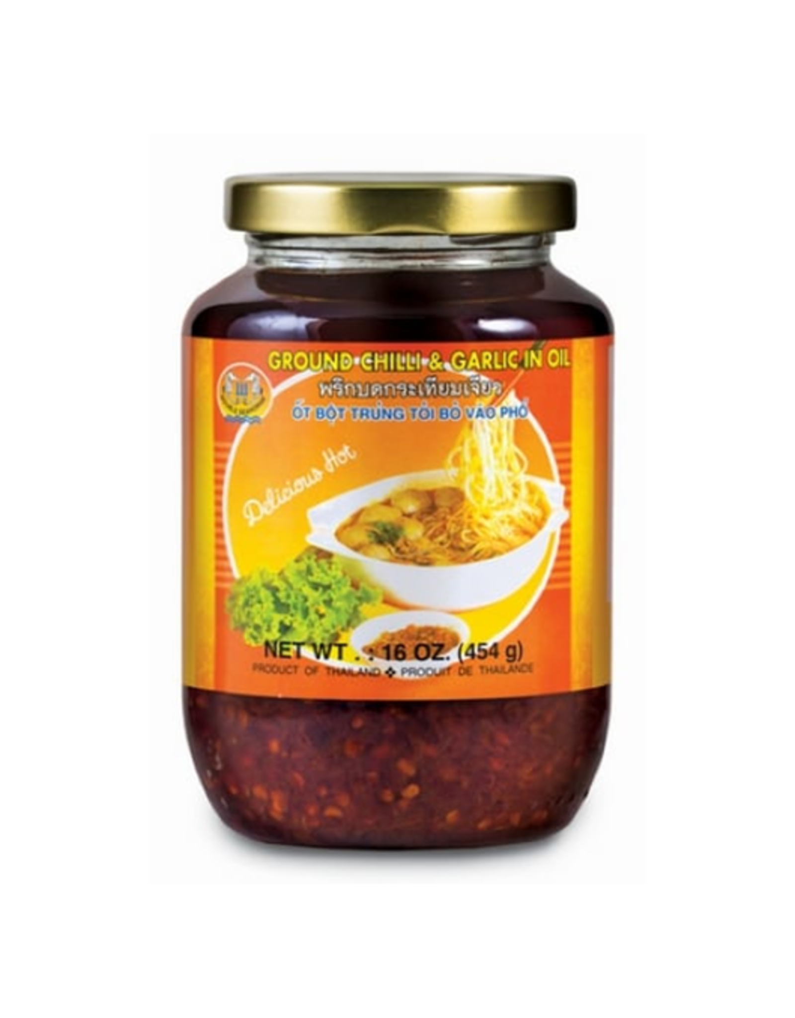 Double Seahorse Ground Chili & Garlic in Oil | 454g