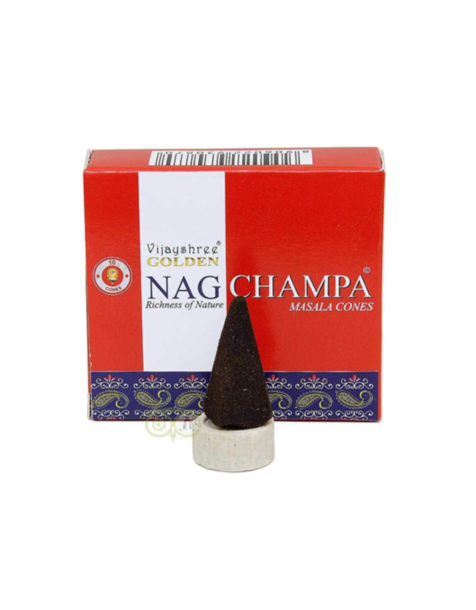 Vijayshree Golden Nag Champa cones