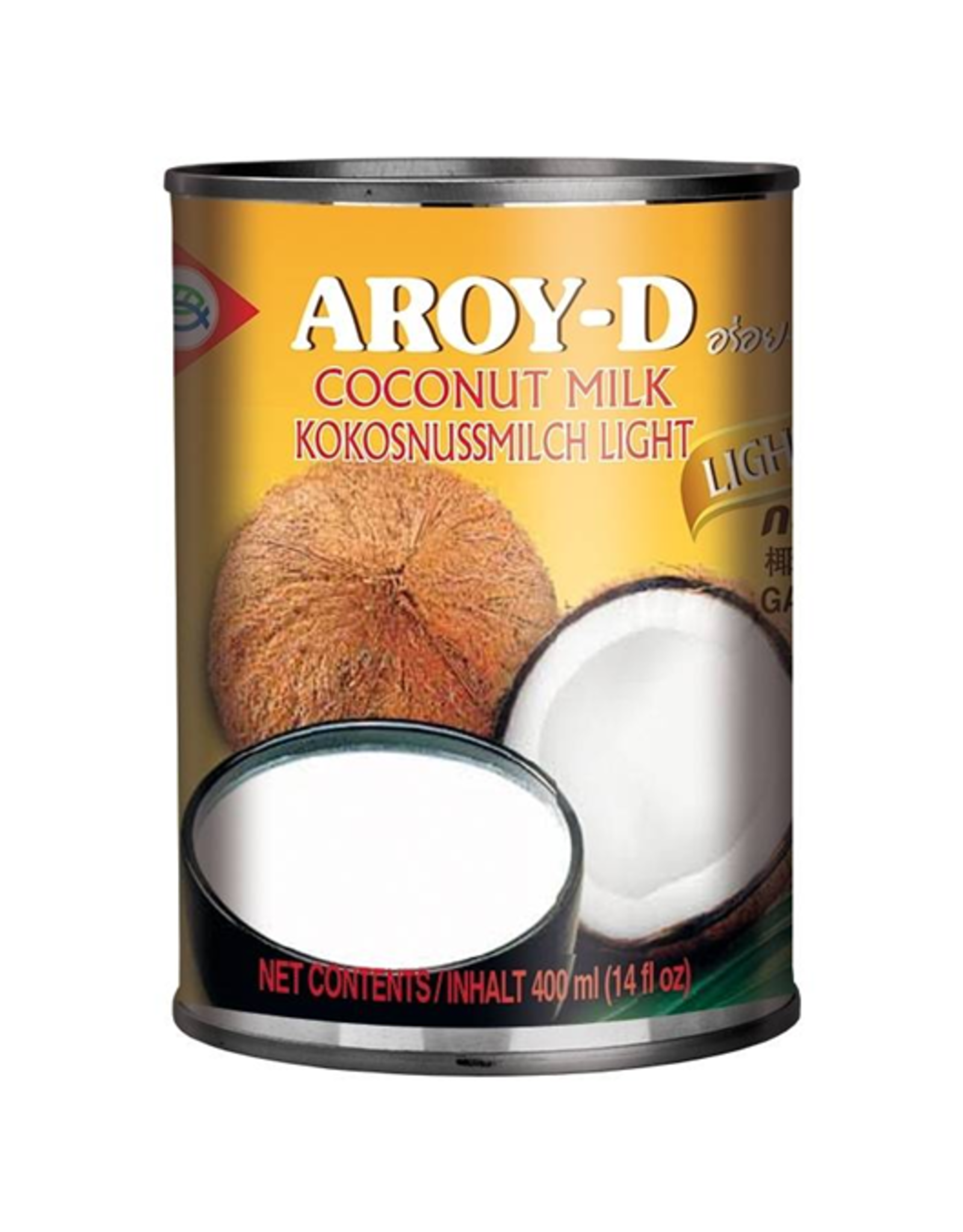 Aroy-D Coconut Milk | Lite | 400ml
