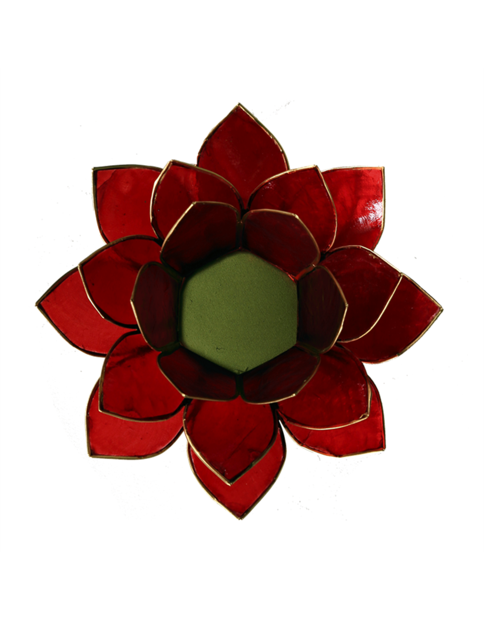 Lotus 1e Chakra | Rood | Goudrand