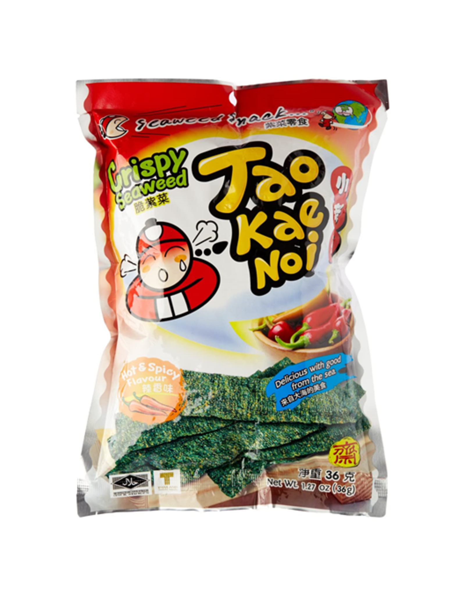 Tao Kae Noi Crispy Seaweed Spicy Value Package