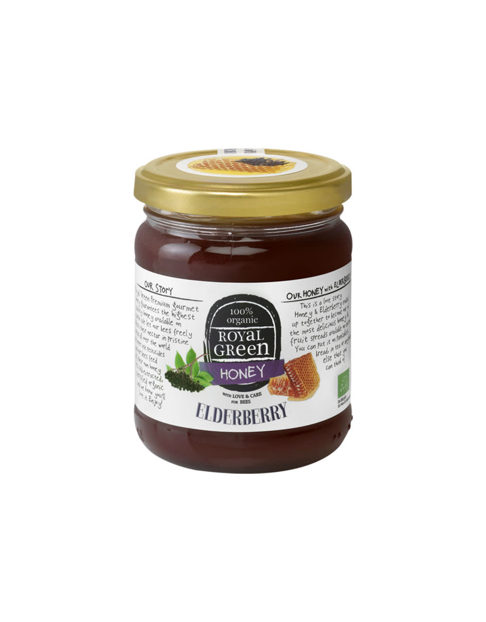 Royal Green Honey with Elderberry Bio