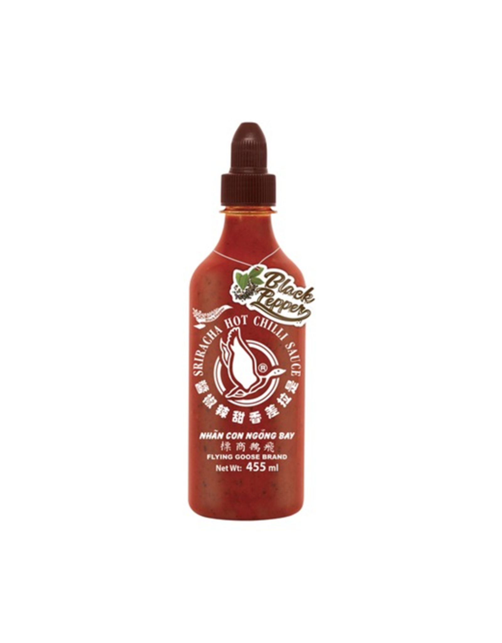 Flying Goose Brand Sriracha Hot Chilli Sauce | Black Pepper