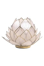 Lotus | Naturel | Goudrand Large Lotus | Naturel | Goudrand Large