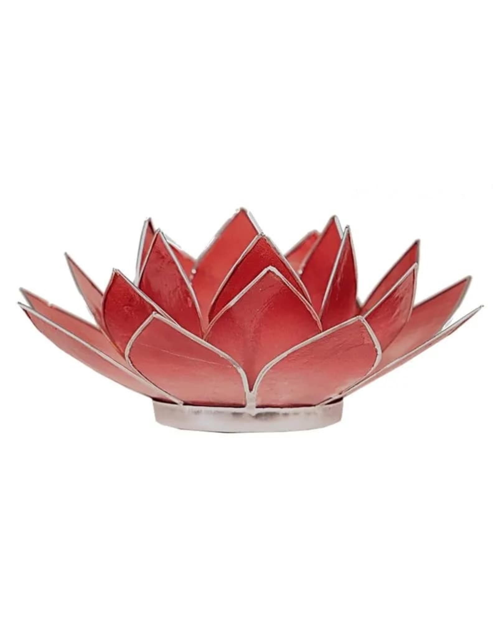 Lotus | Roze-Rood | Zilverrand