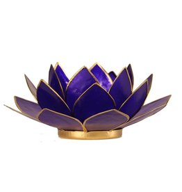 Lotus 6e Chakra Indigo met Goudrand