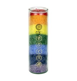 Yogi & Yogini 7 Chakra's Candle Chakra 100 uur