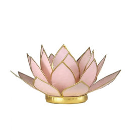 Lotus | Pastel Roze | Goudrand