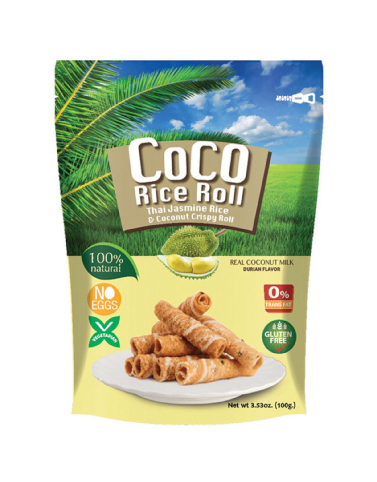 Coco Crispy Rice Roll Durian