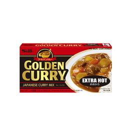S&B Golden Curry Japanese Curry Mix | Extra Hot | 220g