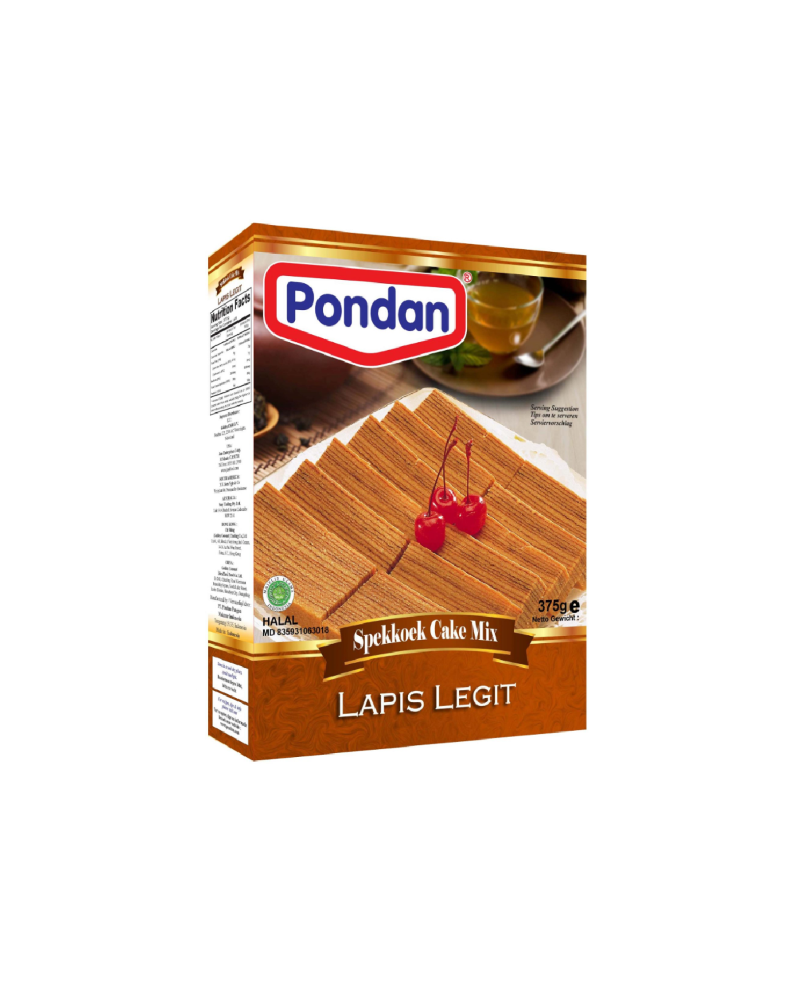 Pondan Lapis Legit Spekkoek Cake Mix