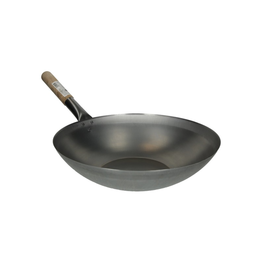 Wok | 38cm | Platte Bodem
