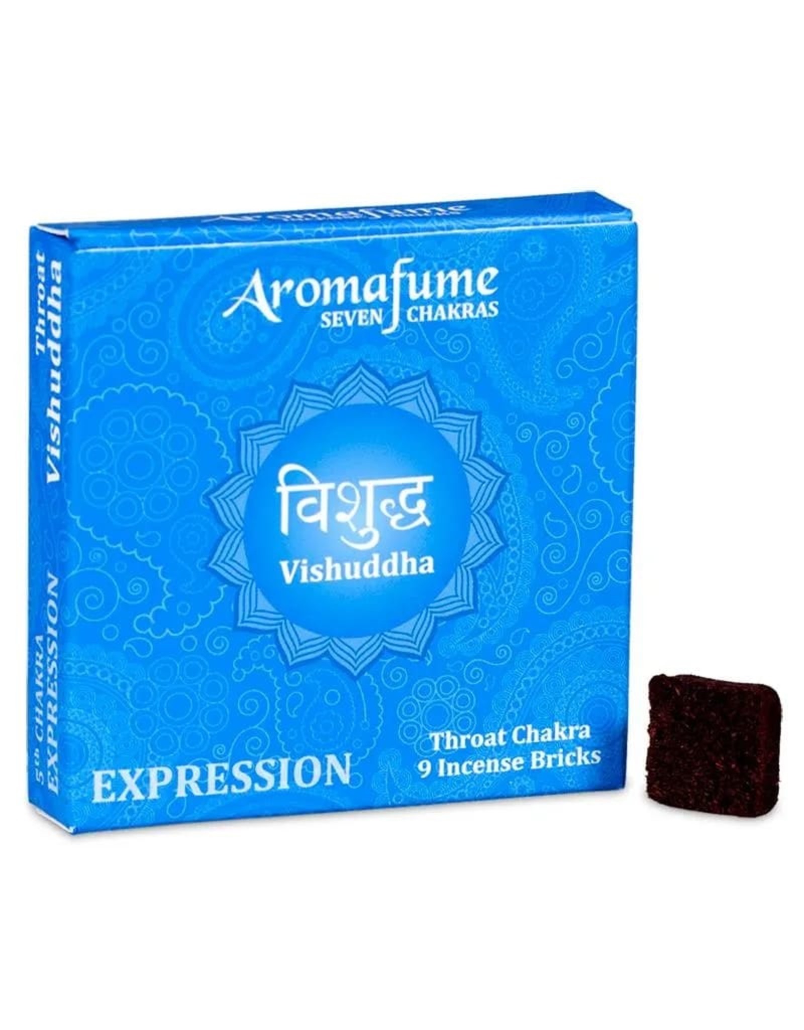 Aromafume 7 Chakra's | Vishuddha | Expression Wierookblokjes