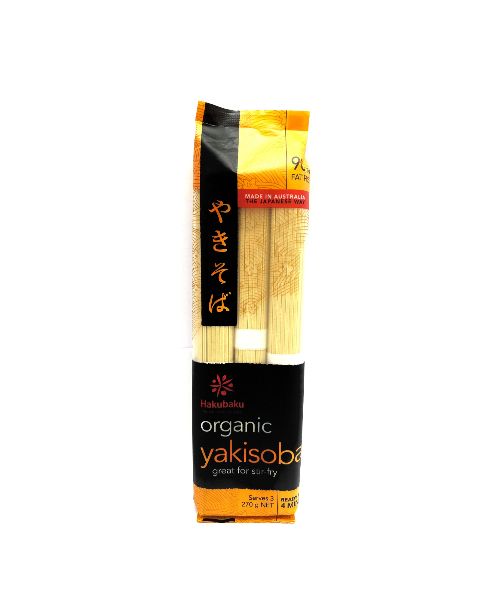 Hakubaku Yakisoba Noodles Organic 270gr