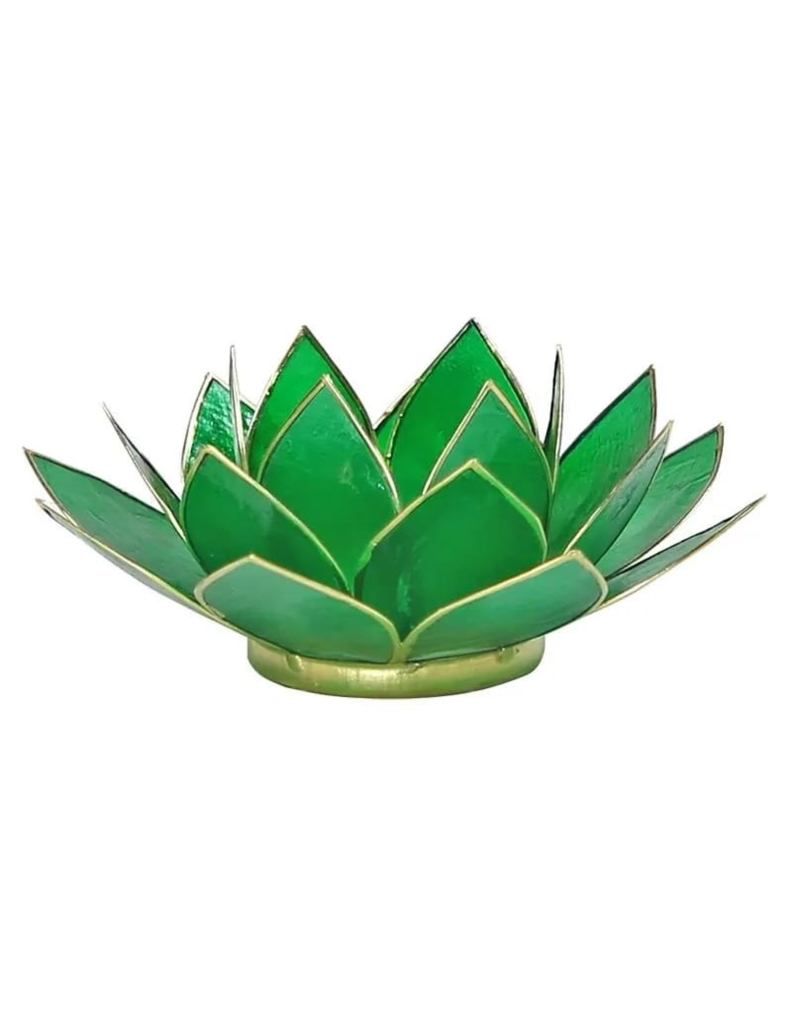 Lotus 4e Chakra | Groen | Goudrand