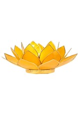 Lotus 3e Chakra Geel met Goudrand