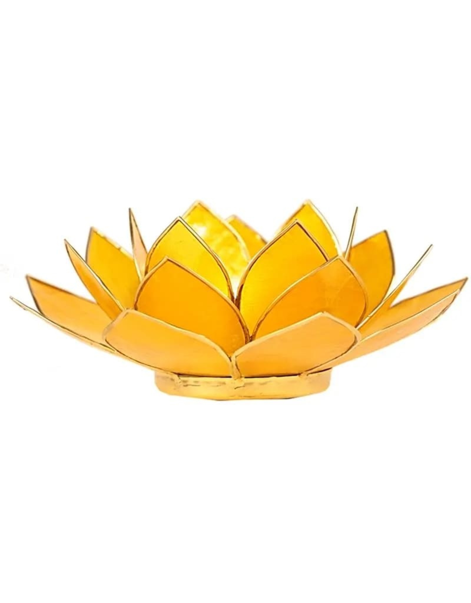 Lotus 3e Chakra | Geel | Goudrand