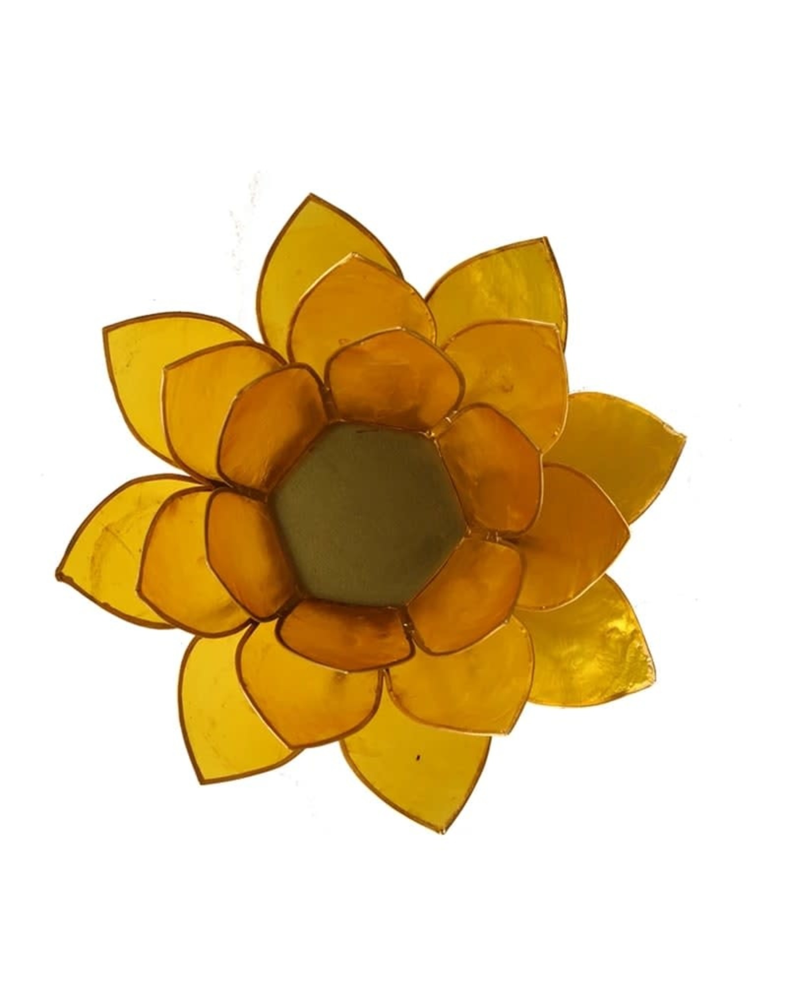 Lotus 3e Chakra | Geel | Goudrand