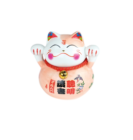 Gelukskat 'Probleemloos' Handgeschilderd