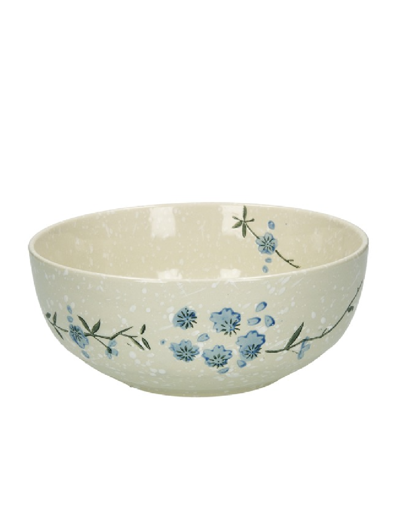 Japanse Schaal Sneeuwvlok Blauw 19cm