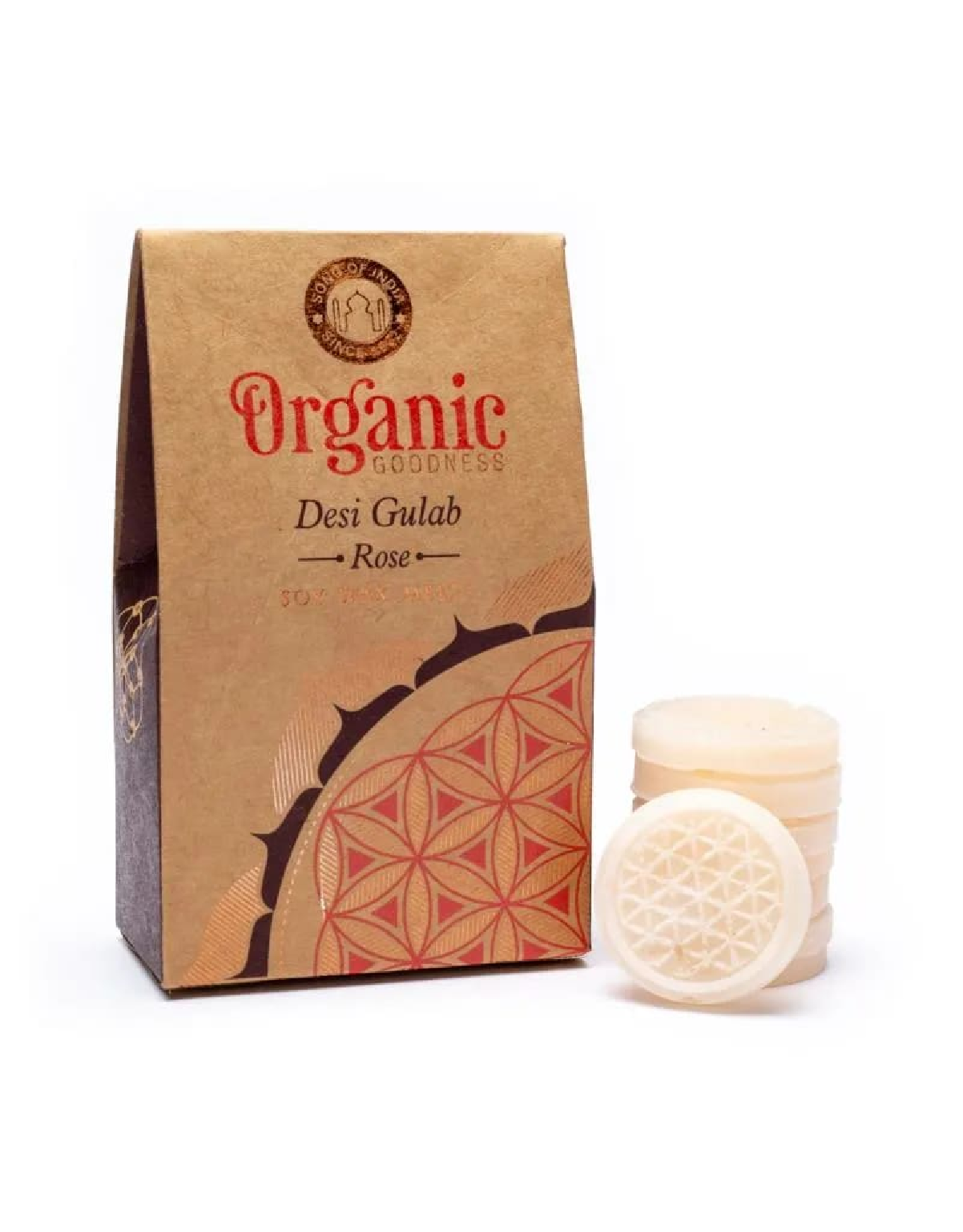 Organic Goodness Soja Wax Melts Desi Gulab Rose