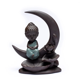 Wierookhouder | Backflow | Boeddha op Maan