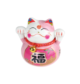 Gelukskat 'Geluks' Handgeschilderd