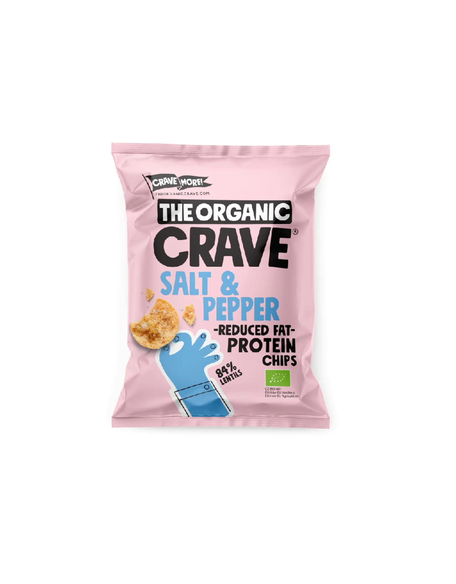 The Organic Crave Protein Chips Salt & Pepper