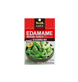 S&B Edamame Seasoning Mix - Wasabi Knoflook