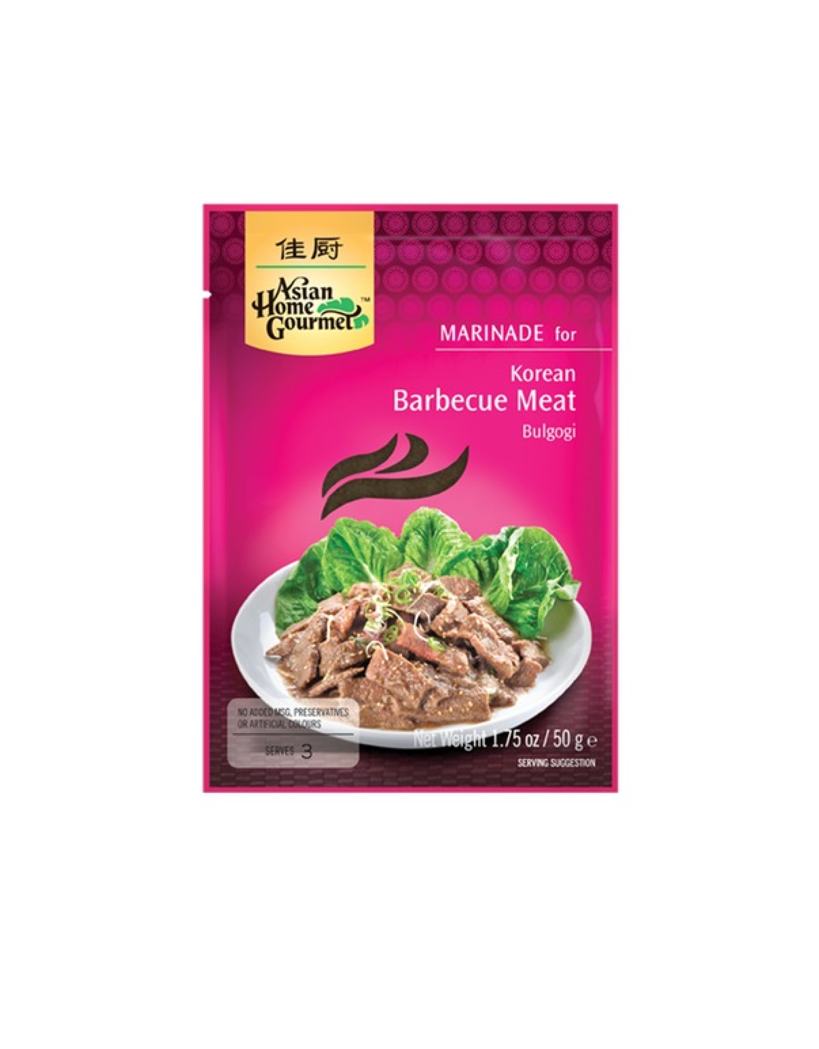 Asian Home Gourmet Korean Bulgogi BBQ meat