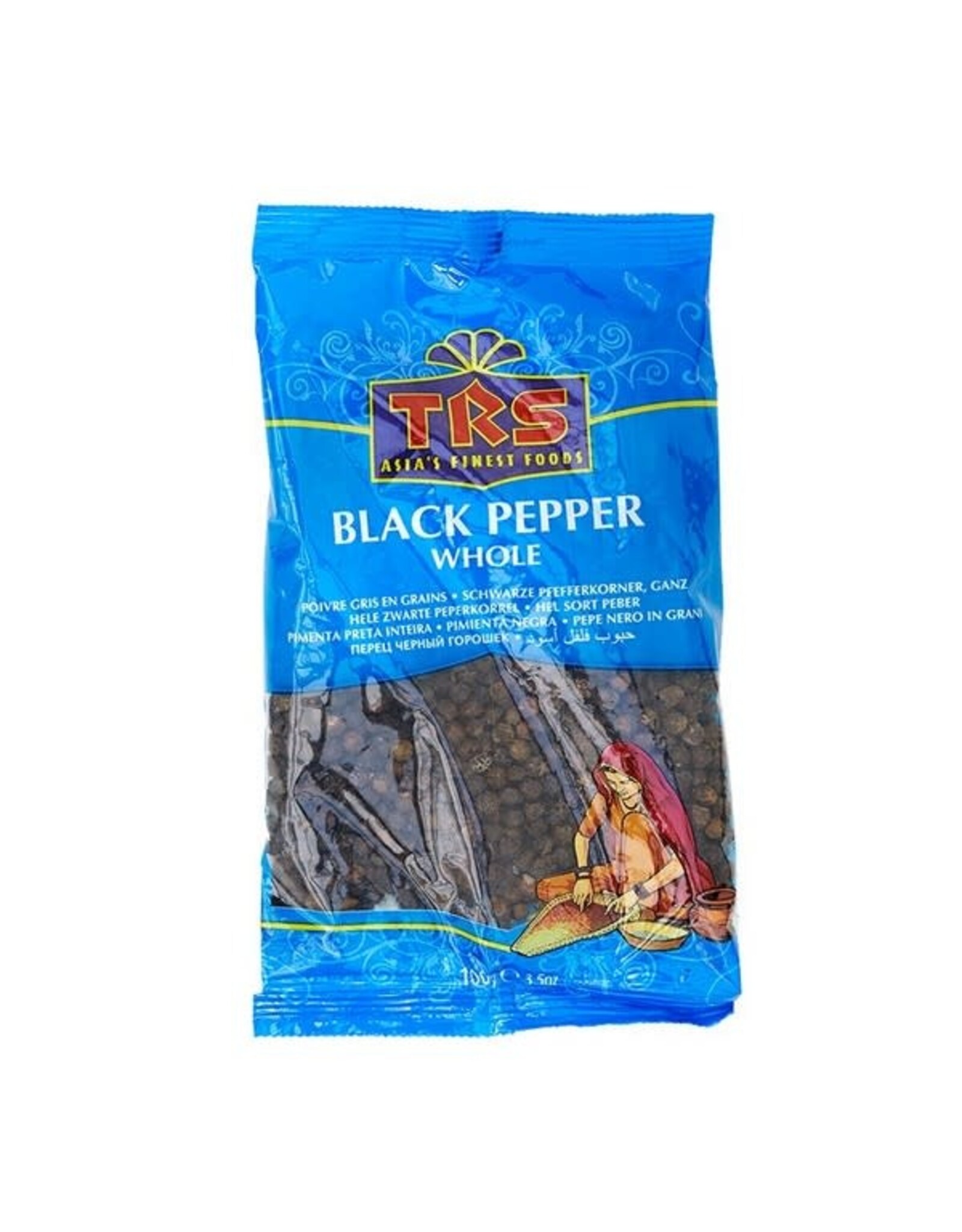 TRS Whole Black Pepper 100g