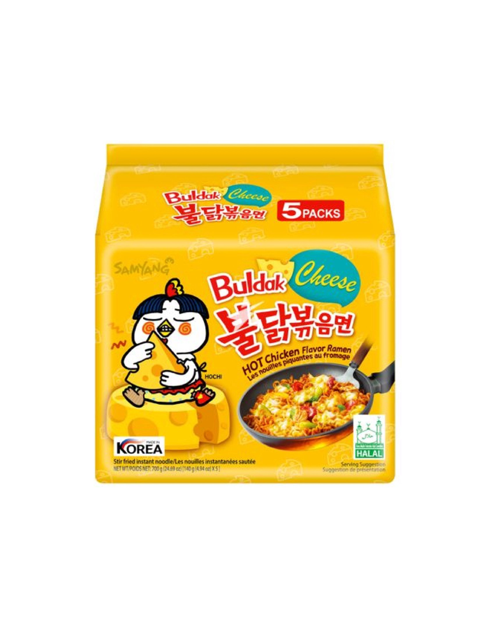 Samyang Hot Chicken Cheese Ramen 5-pack