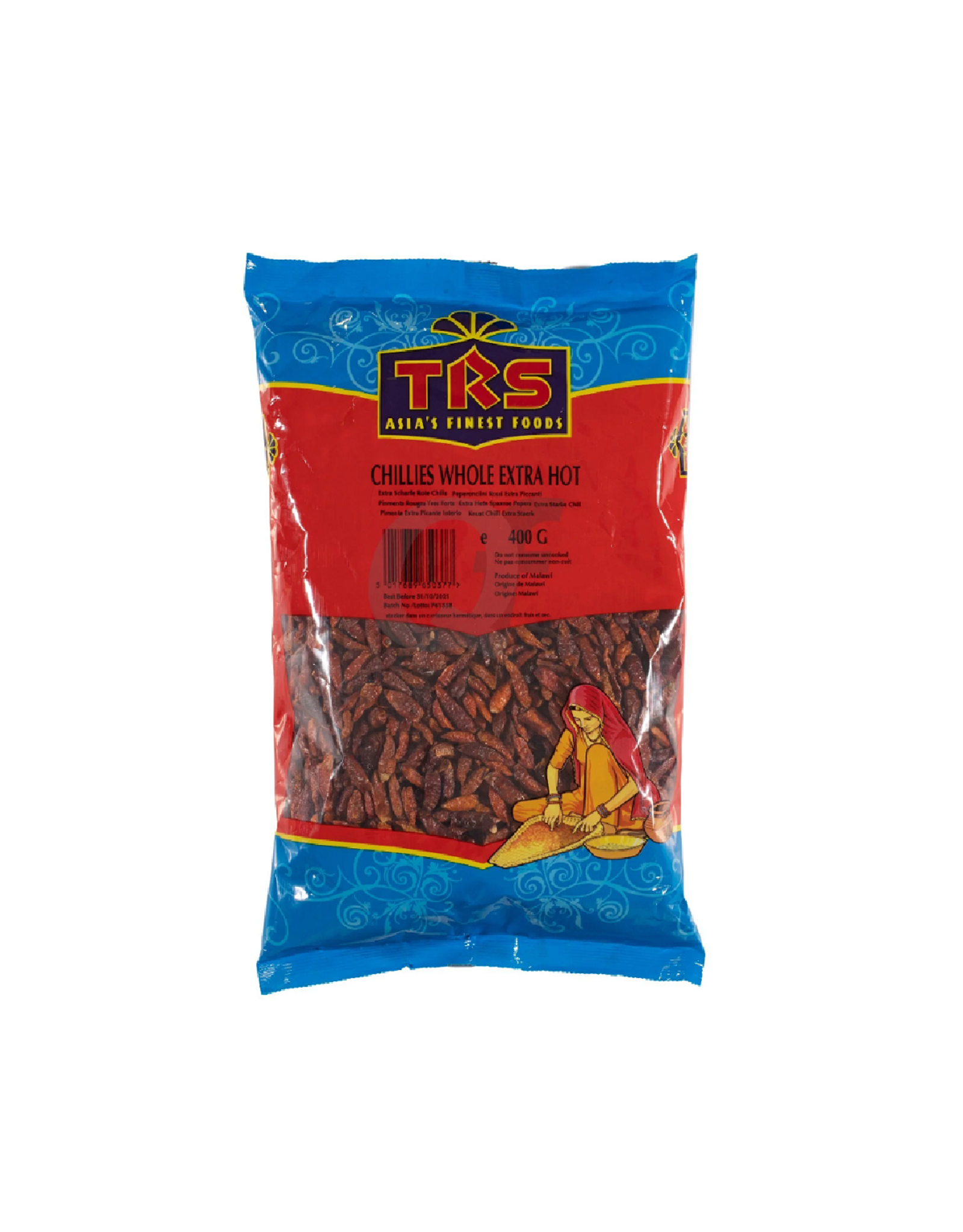 TRS Whole Chillies Extra Hot 400g