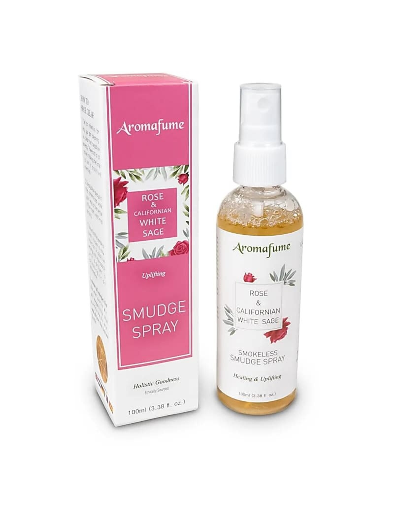 Aromafume Smudge Spray Califorian White Sage  & Rose