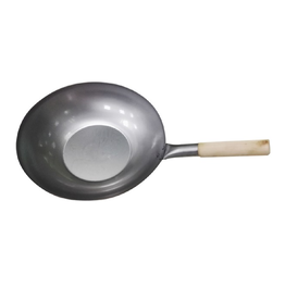 Wok Platte Bodem met handvat 35 cm