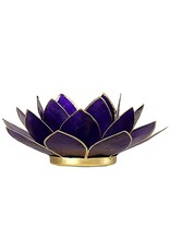 Lotus 7e Chakra Violet met Goudrand