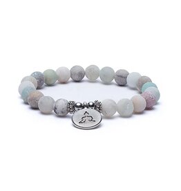 Mala | Armband Amazoniet met Boeddha