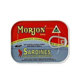 Morjon Brand Sardines in Tomatensaus | Hot Tabasco