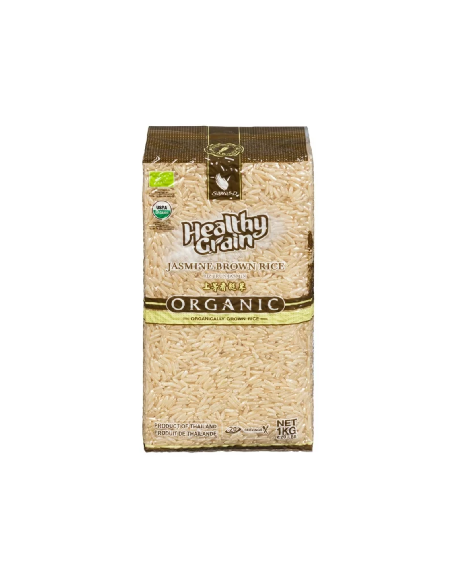 Sawat-D Bruine Jasmijnrijst | Biologisch