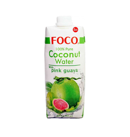 Foco Kokoswater | Roze Guave | 500ml
