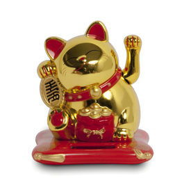 Gelukskat | Solar | Goud