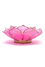 Lotus Bladvorm | Roze | Goudrand
